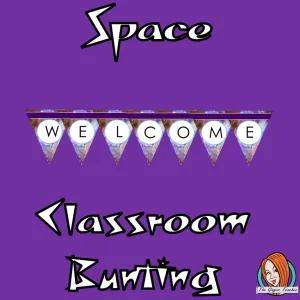 Outer Space Themed Classroom Bunting