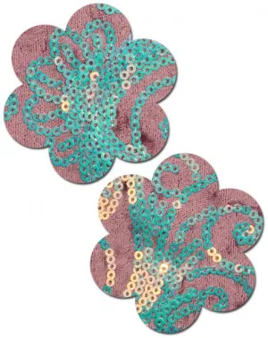 Pastease - Flower Sequin Velvet - Lilac