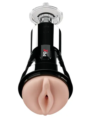 PDX Elite Cock Compressor Vibrating Stroker
