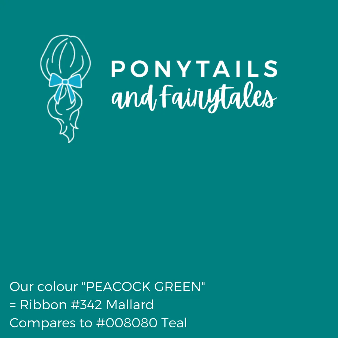 Peacock Green Hair Accessories