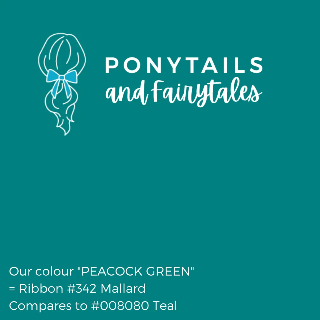 Peacock Green Hair Accessories