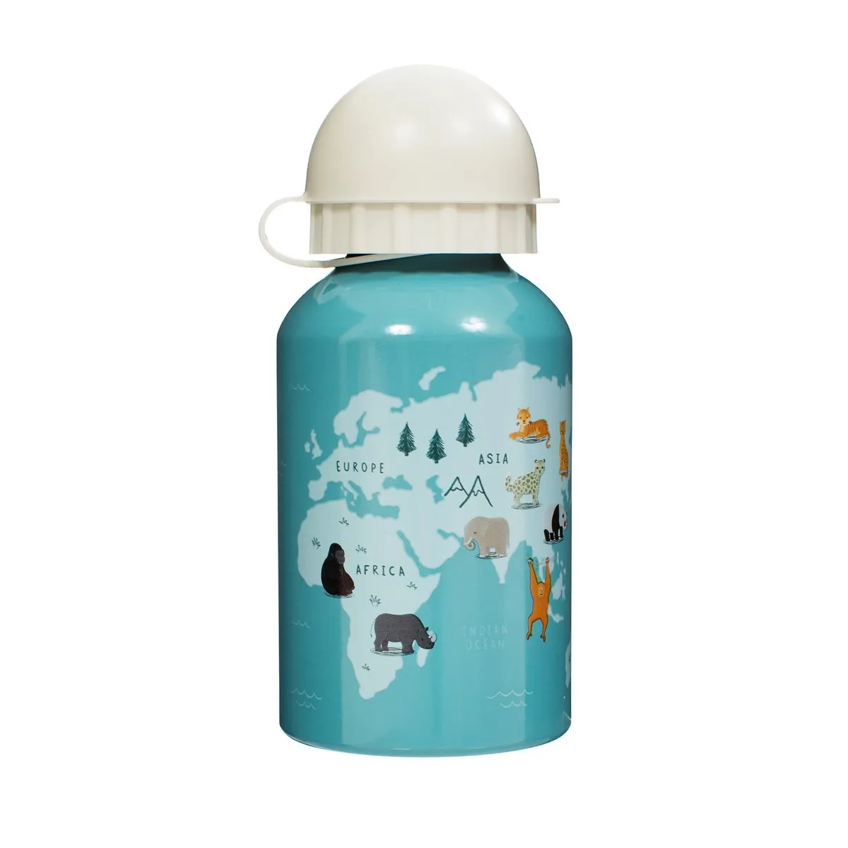 Personalised Endangered Animals  Kids' Metal Water Bottle