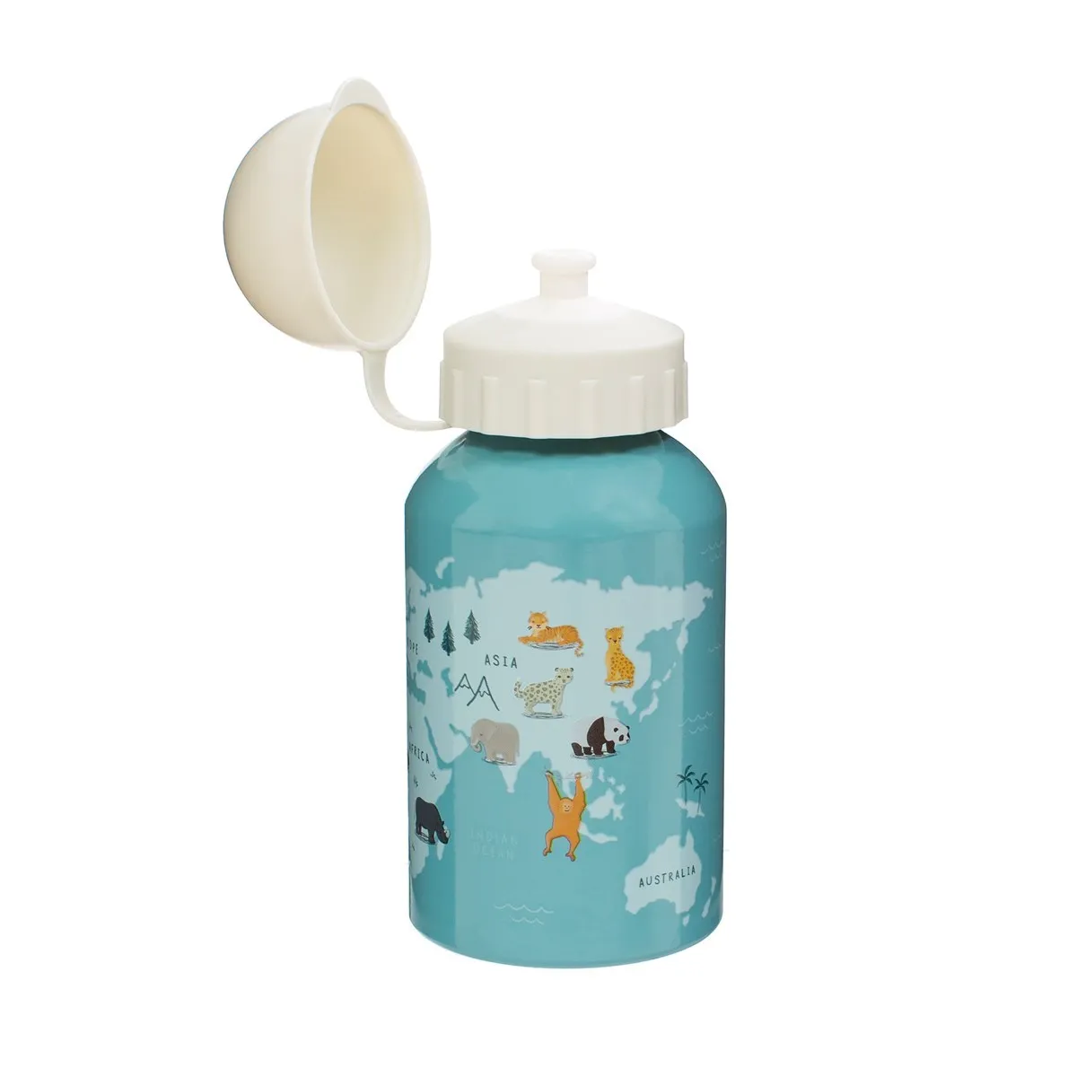Personalised Endangered Animals  Kids' Metal Water Bottle