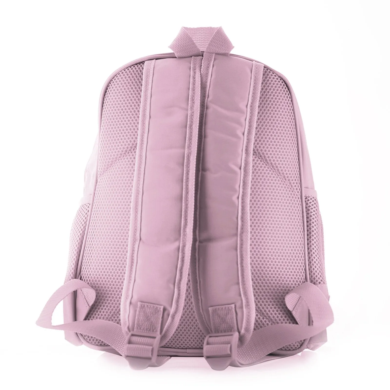 Personalised School Bag with Cute Text and Donkey Pink Flowers