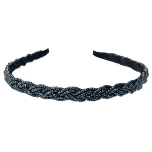 Pewter Rush Beaded Headband | Headbands of Hope