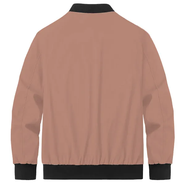 Pink Bomber Jacket For Men