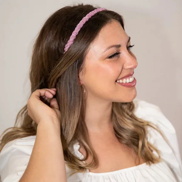 Pink Rush Beaded Headband | Headbands of Hope
