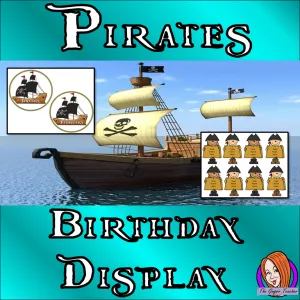 Pirate Class Birthday Display