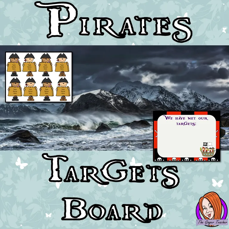 Pirate Classroom Targets Board