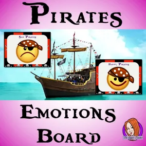 Pirate Themed Emotion Boards