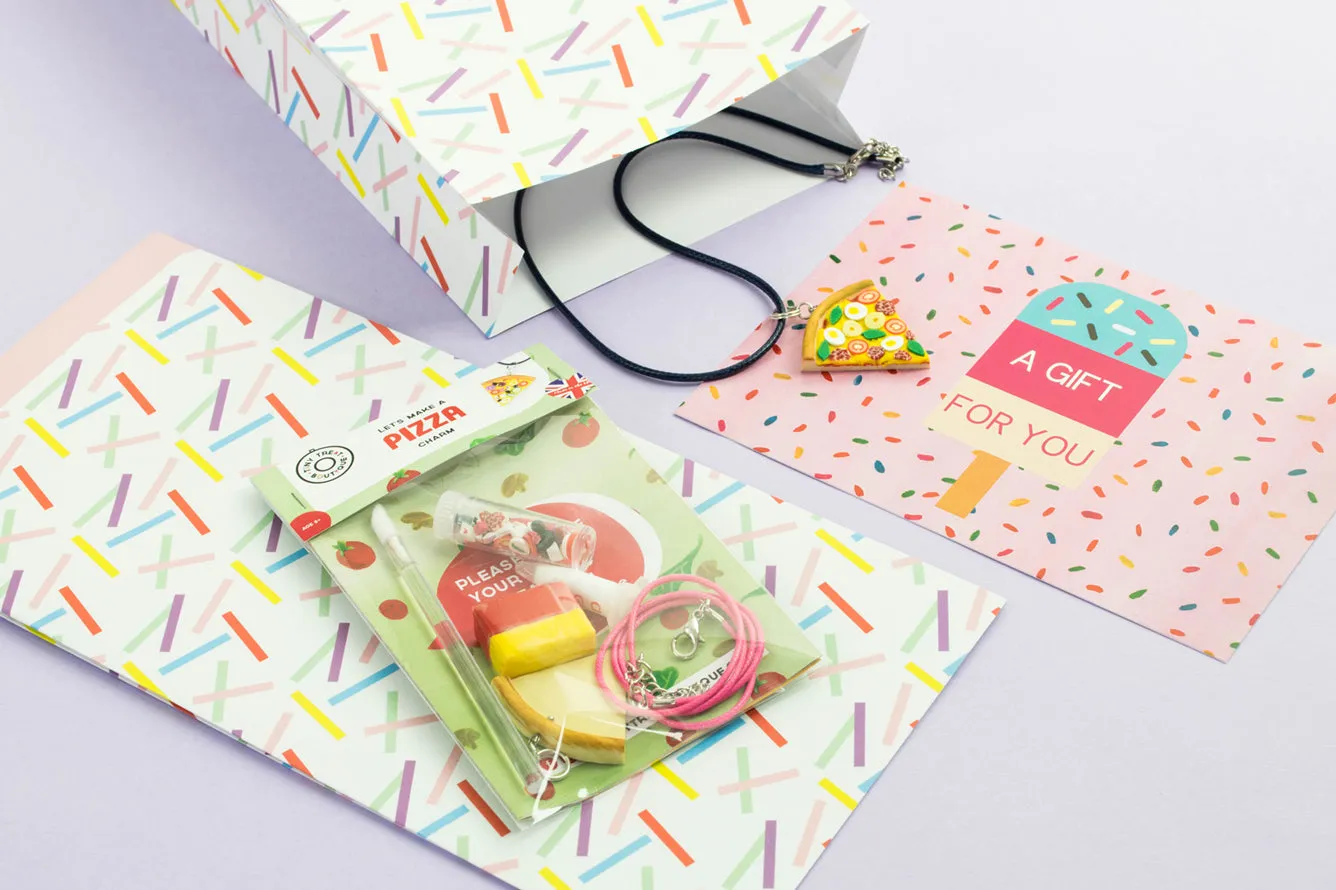 Pizza-Themed Jewellery Mini Kit