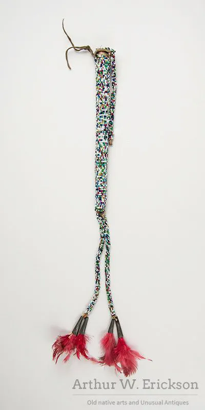 Plains Beaded Awl Case