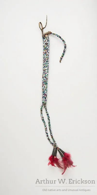 Plains Beaded Awl Case