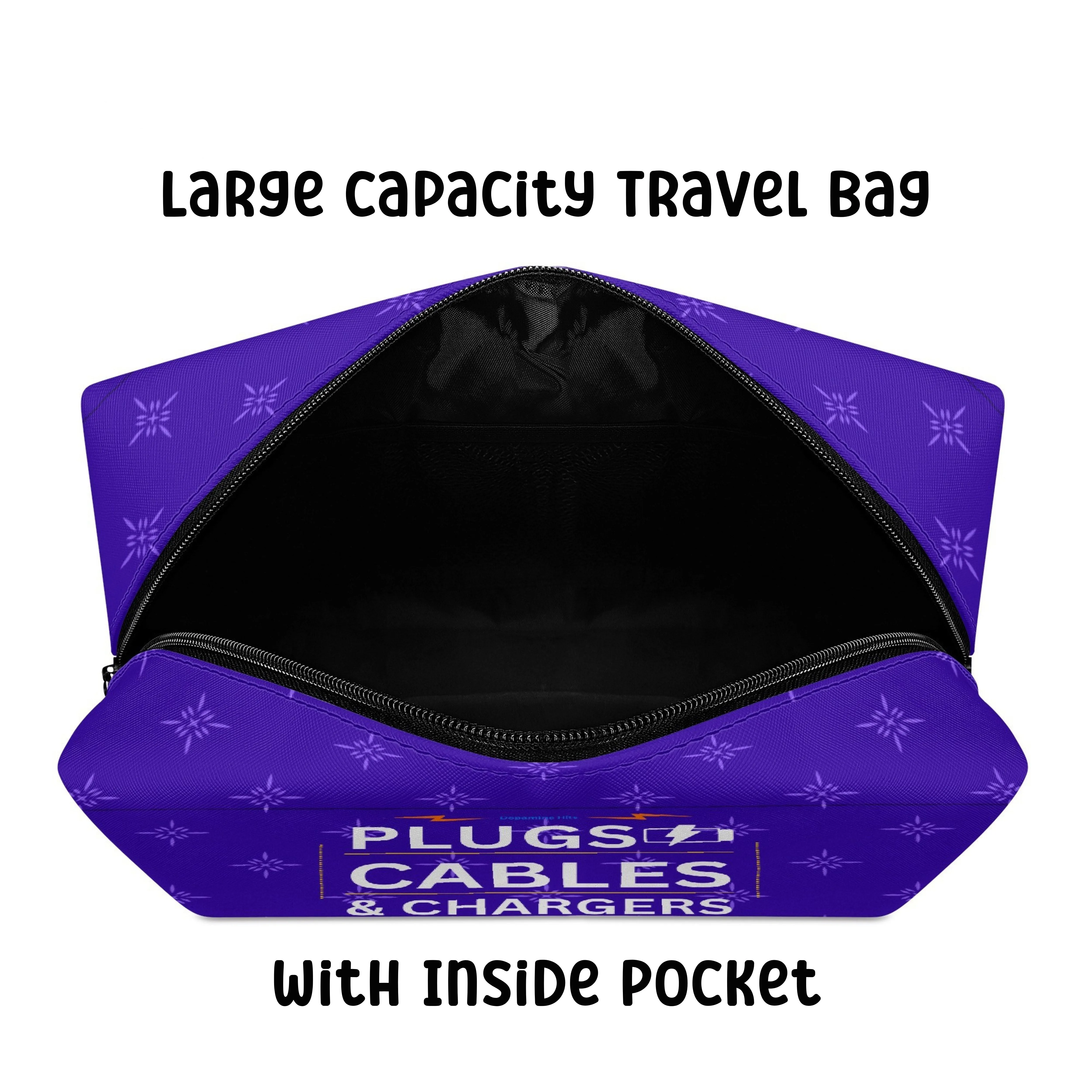 Plugs, Cables, & Chargers Oh My! - Tech Travel Organizer – Keep Cables, Chargers & Plugs Tangle-Free