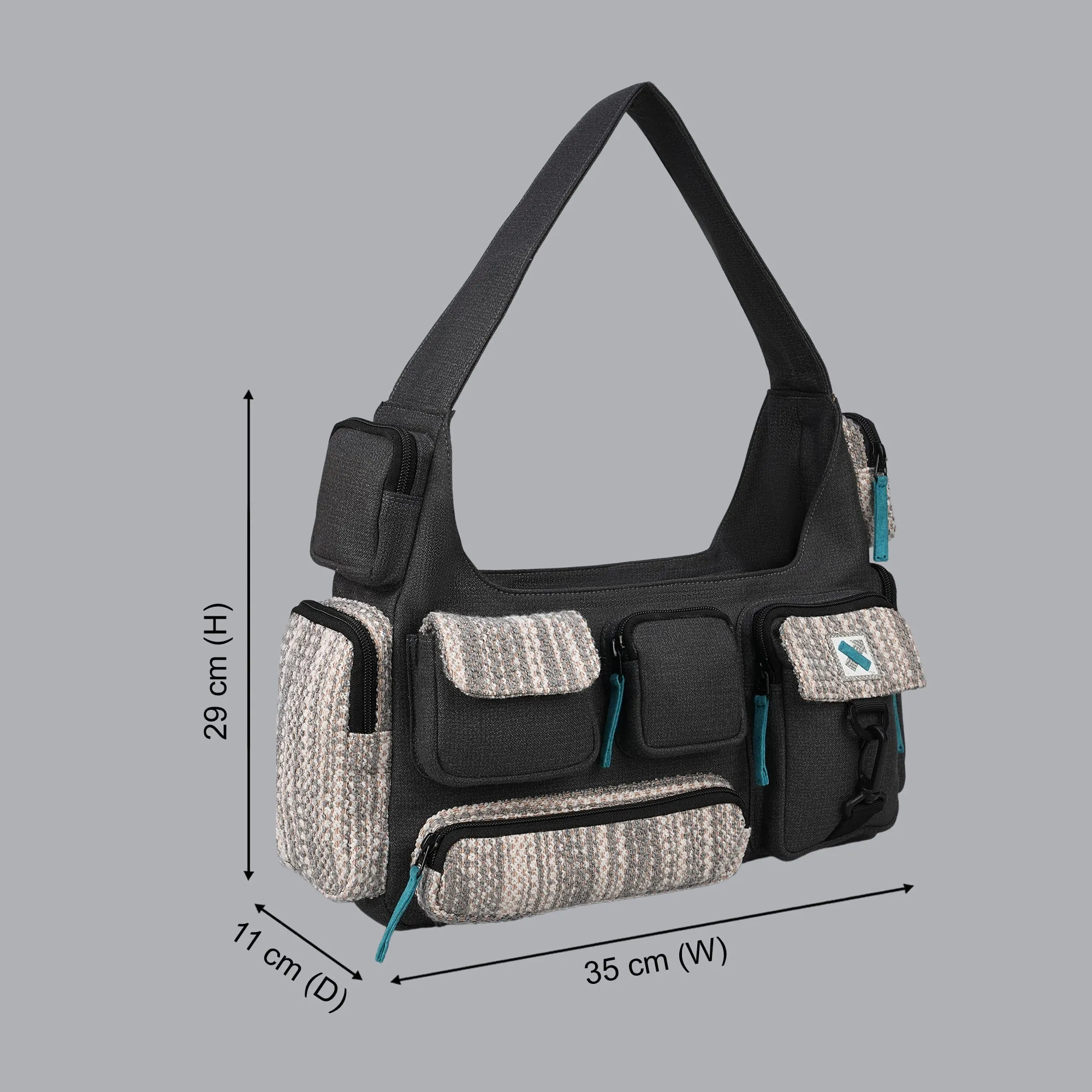 POCKET CLUSTER 243.155 SHOULDER BAG