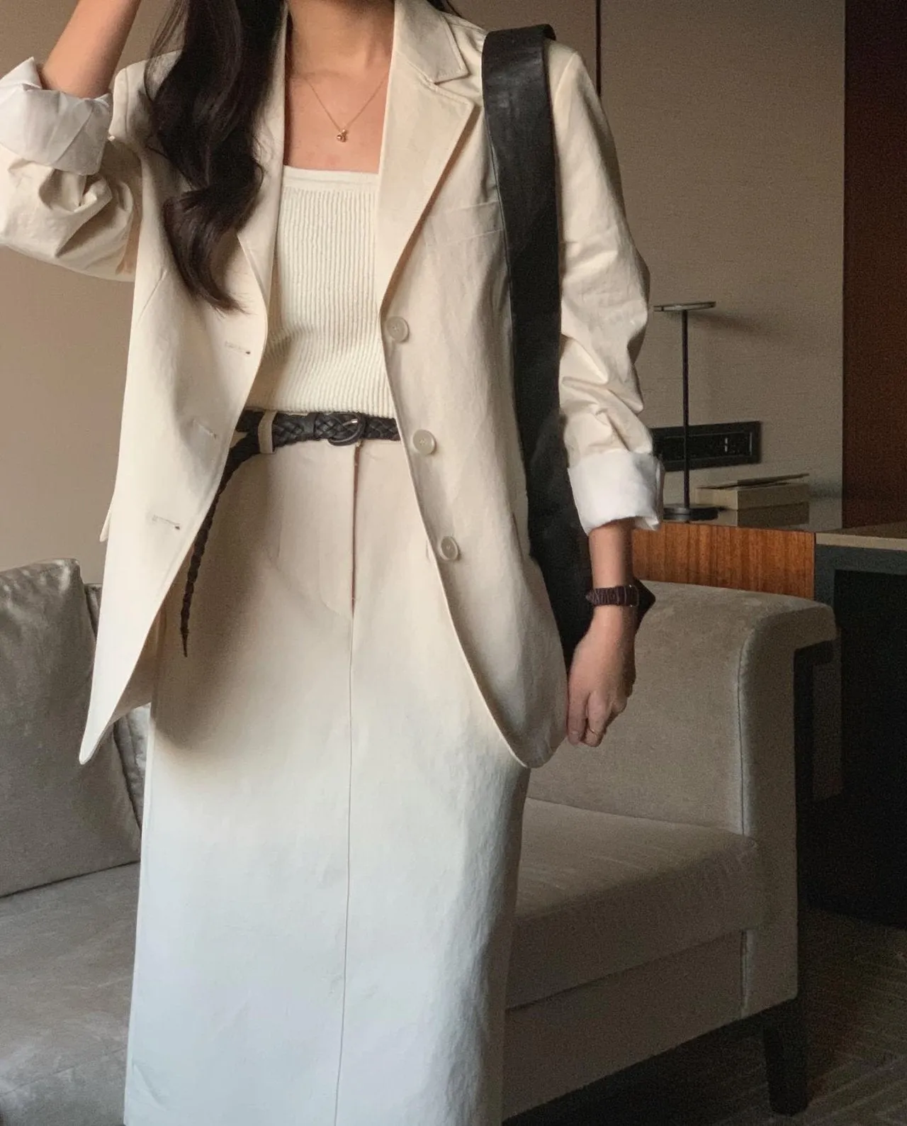Pocket Flared Skirt