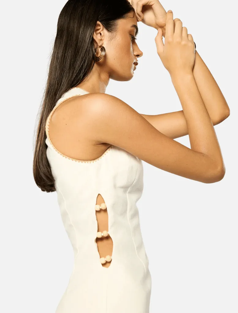 Poem Short Dress - White