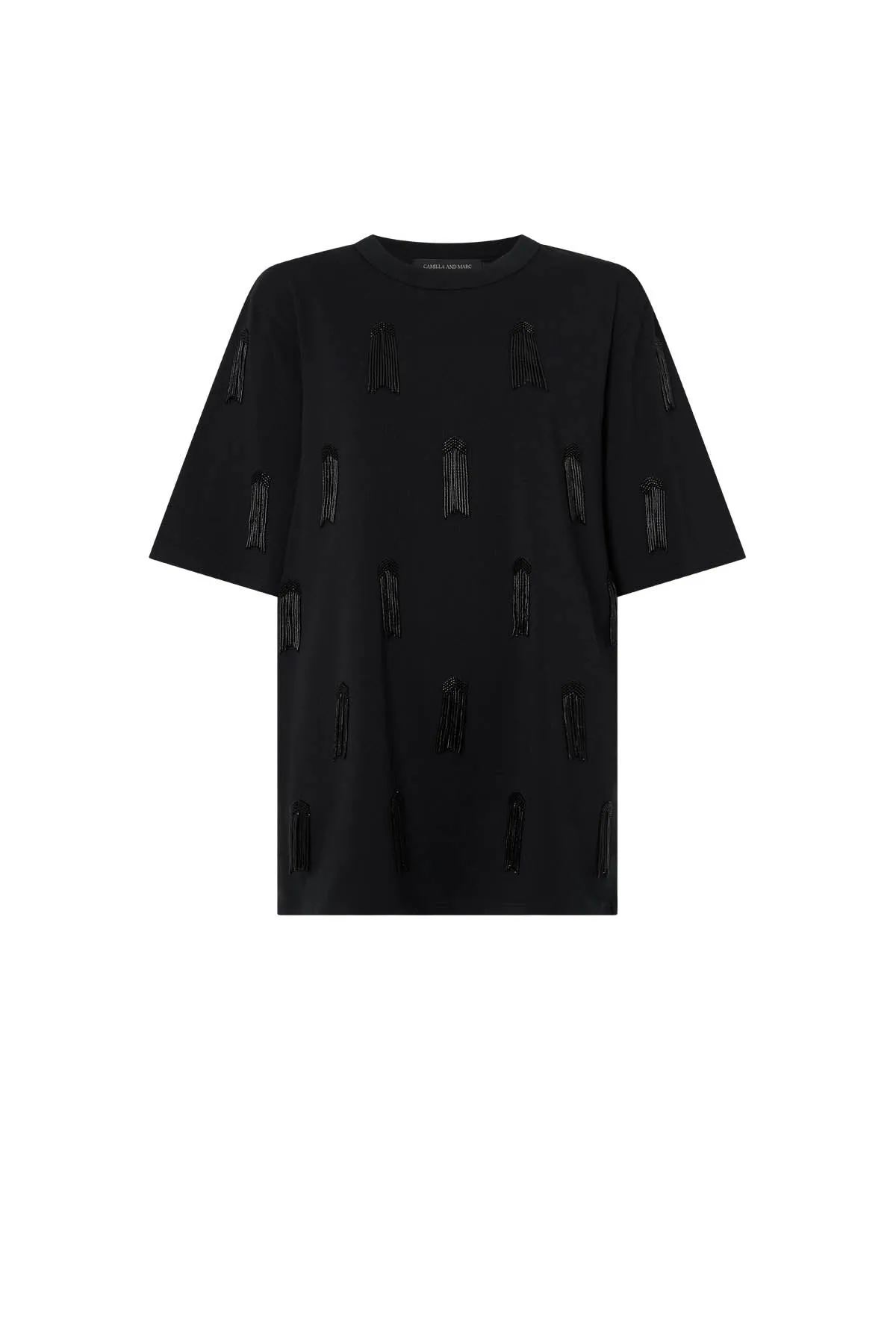 Poise Beaded Tee Dress
