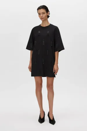 Poise Beaded Tee Dress