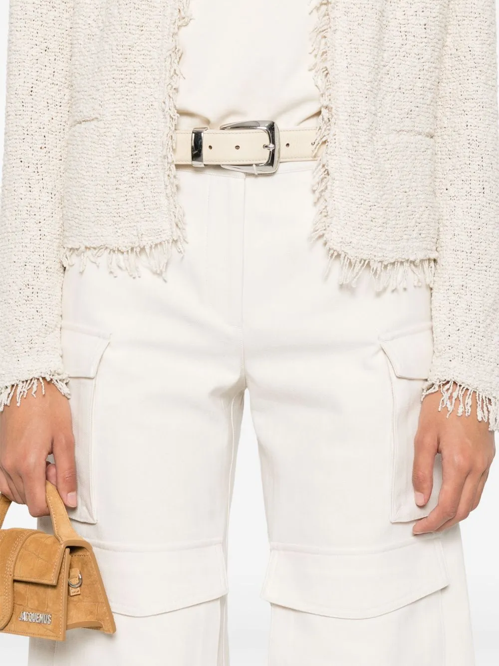 Polina cotton blend trousers