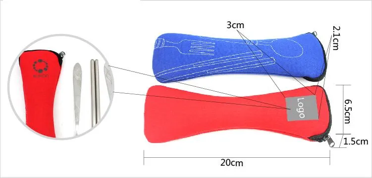 Portable 3-Piece Cutlery Set