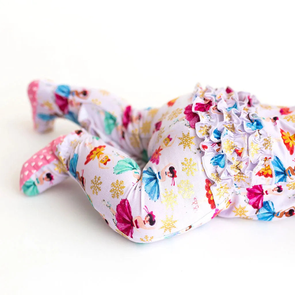 Posh Peanut Adalyn Ruffled Zippered Footie