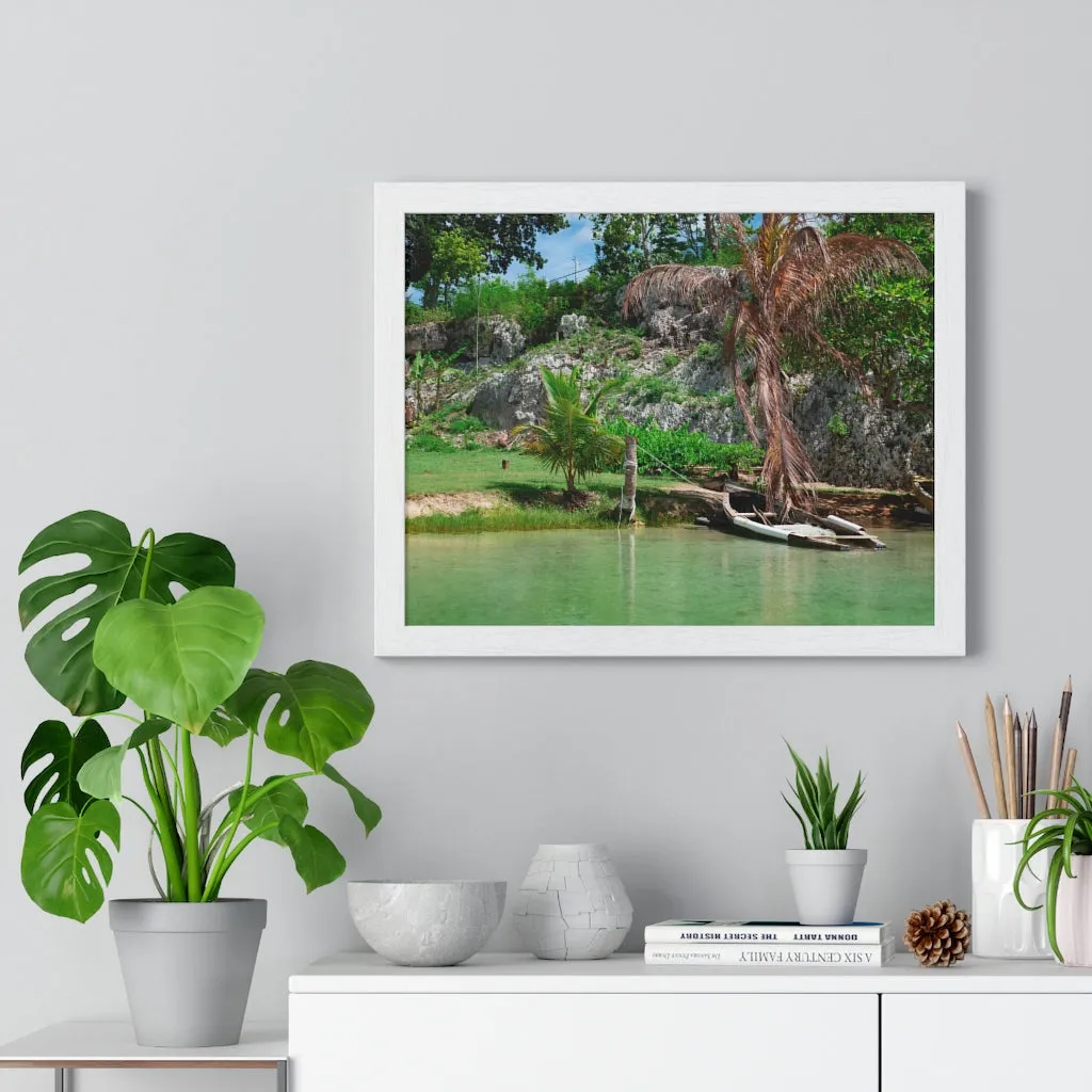 Premium Framed Horizontal Poster (Water)