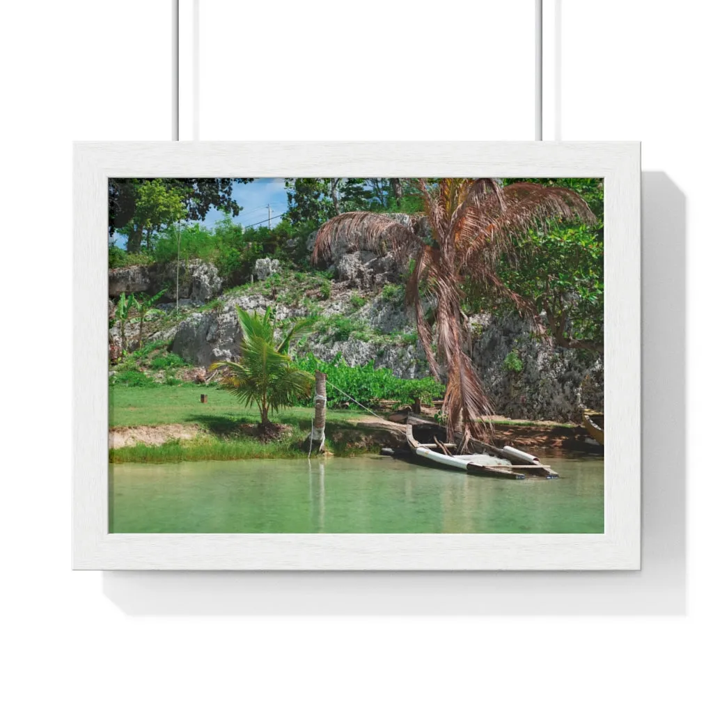 Premium Framed Horizontal Poster (Water)