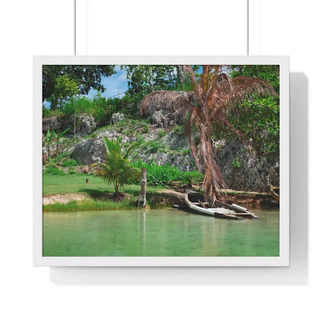 Premium Framed Horizontal Poster (Water)