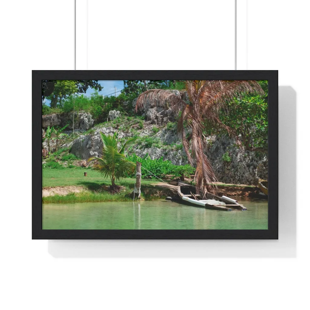 Premium Framed Horizontal Poster (Water)