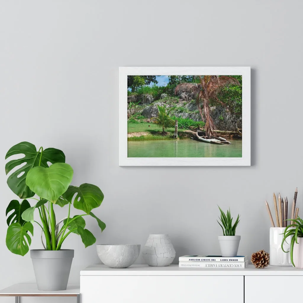 Premium Framed Horizontal Poster (Water)