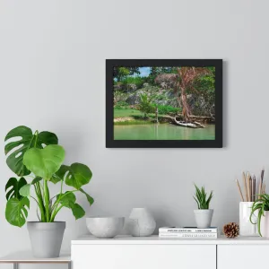 Premium Framed Horizontal Poster (Water)