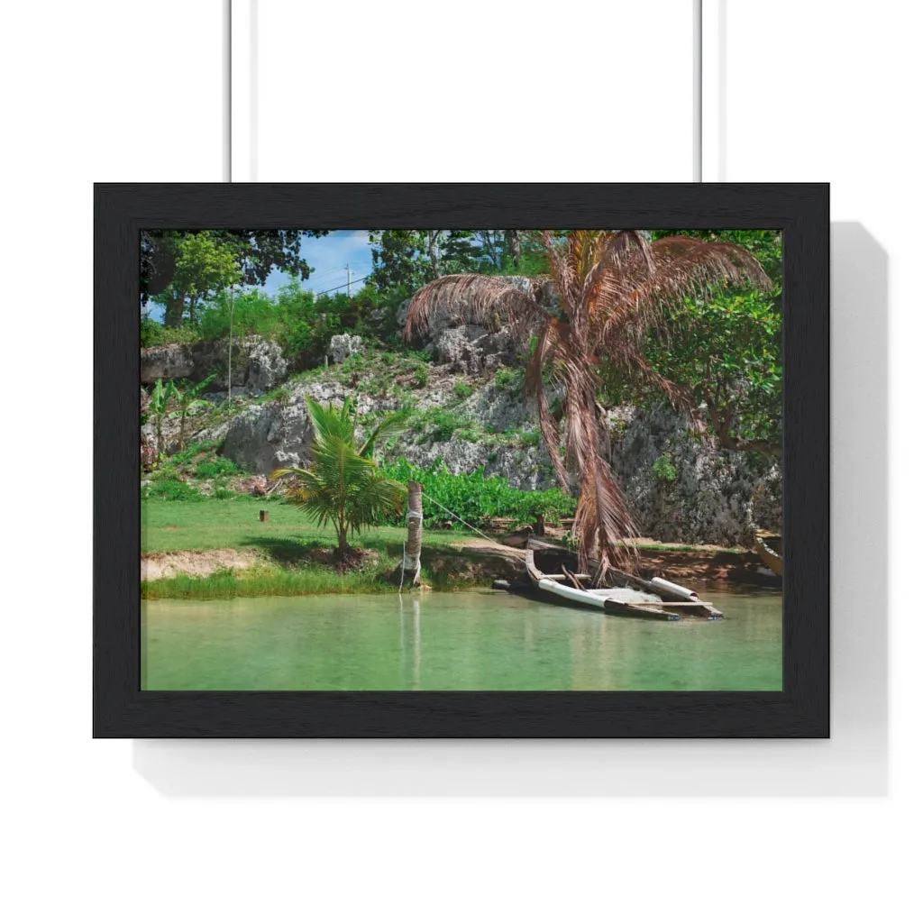 Premium Framed Horizontal Poster (Water)