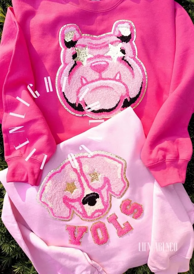PREORDER Spirit Sweatshirt / Many Options Available/ WITH WORDING/ Must purchase to have words on sweatshirt