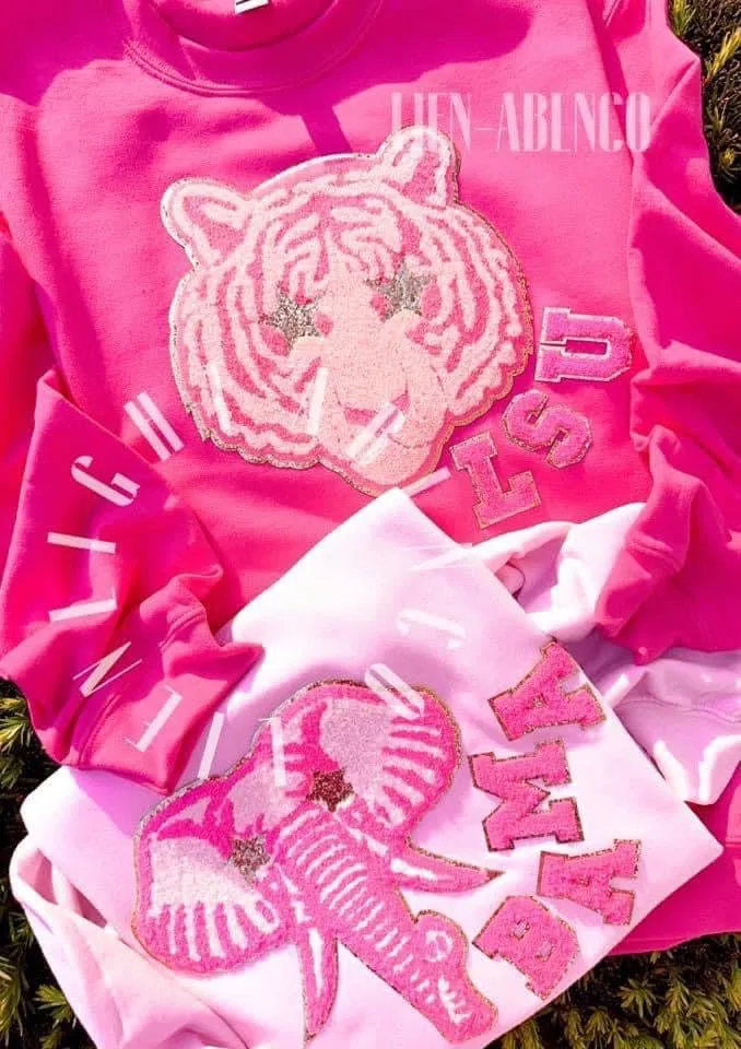 PREORDER Spirit Sweatshirt / Many Options Available/ WITH WORDING/ Must purchase to have words on sweatshirt