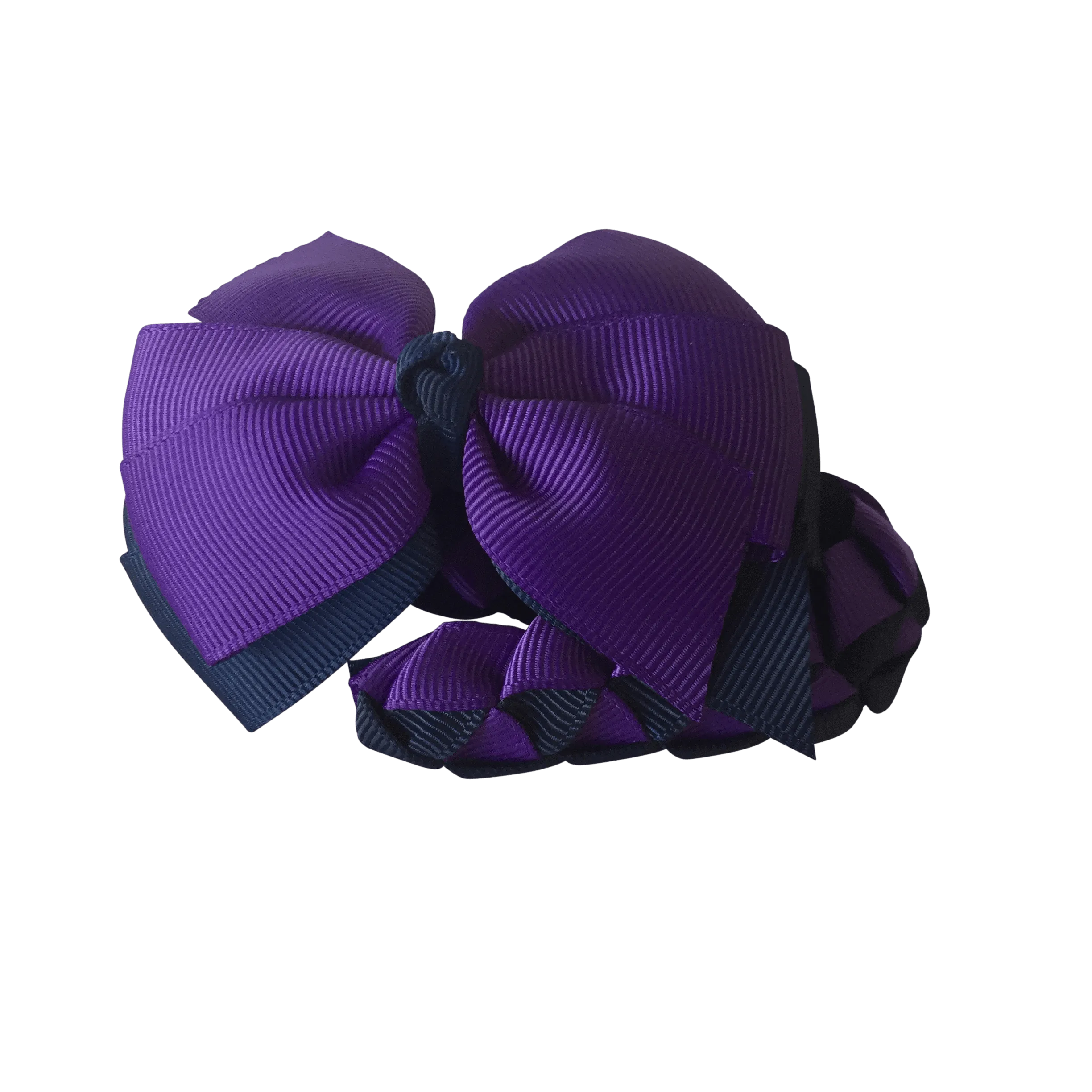 Purple & Navy Hair Accessories