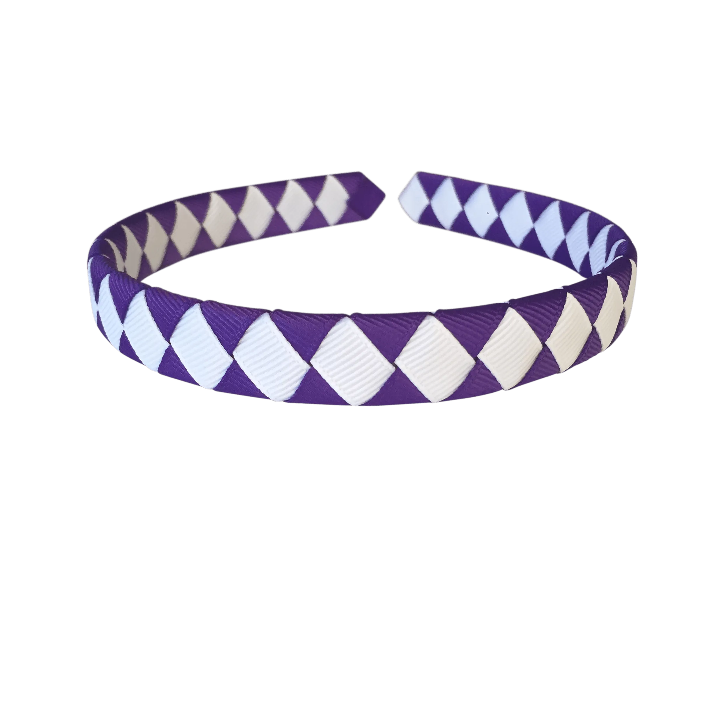 Purple & White Hair Accessories