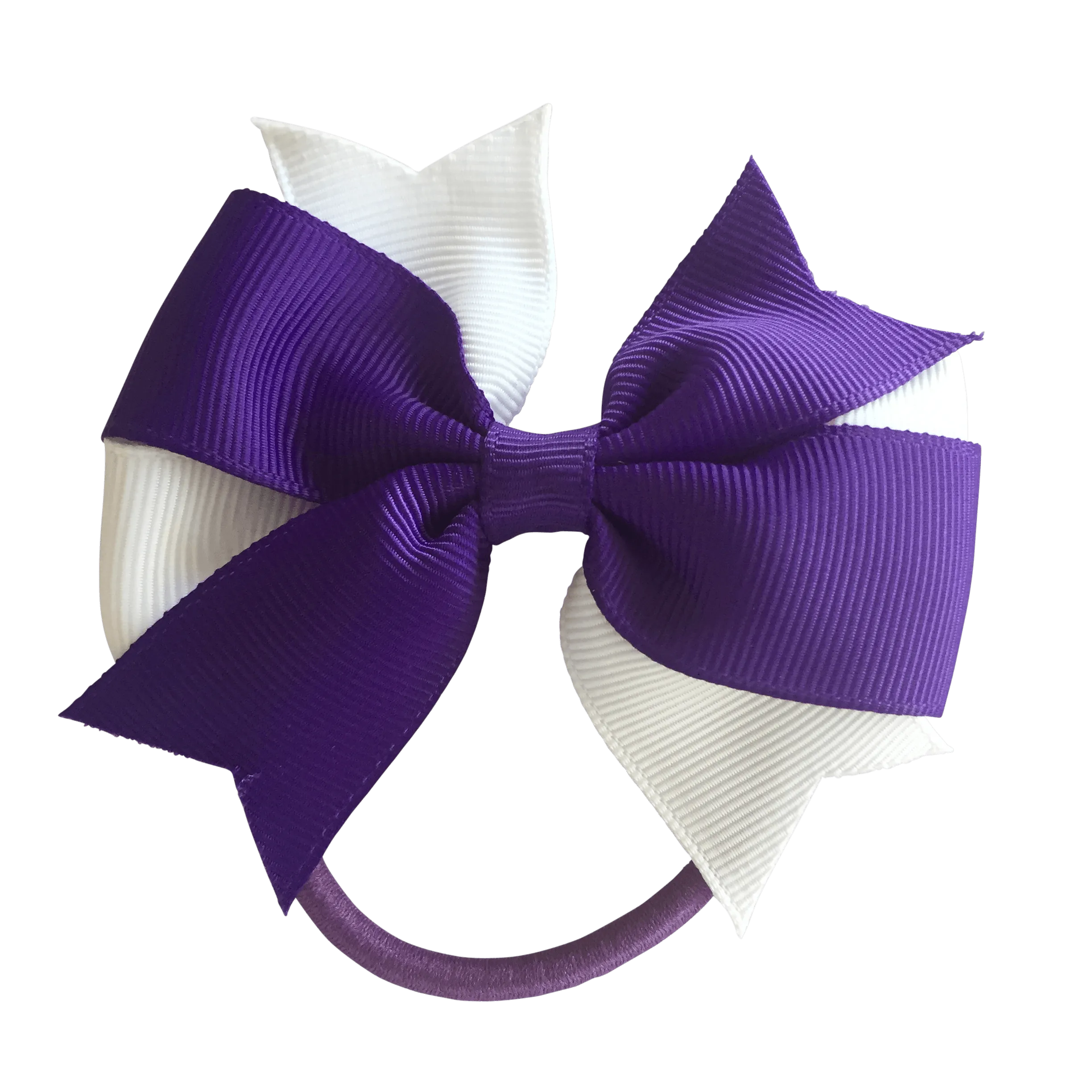 Purple & White Hair Accessories