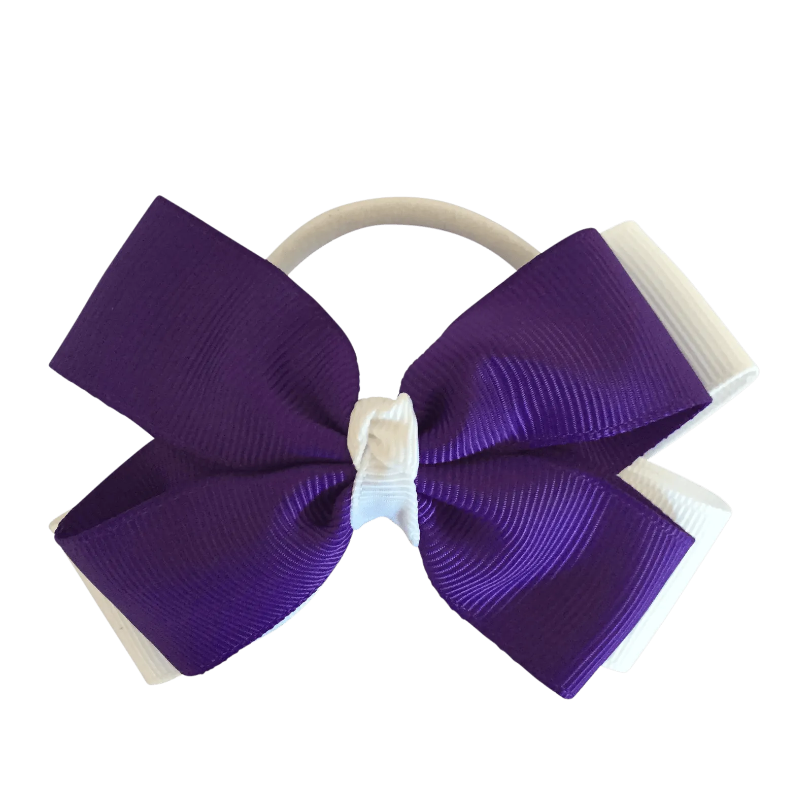 Purple & White Hair Accessories