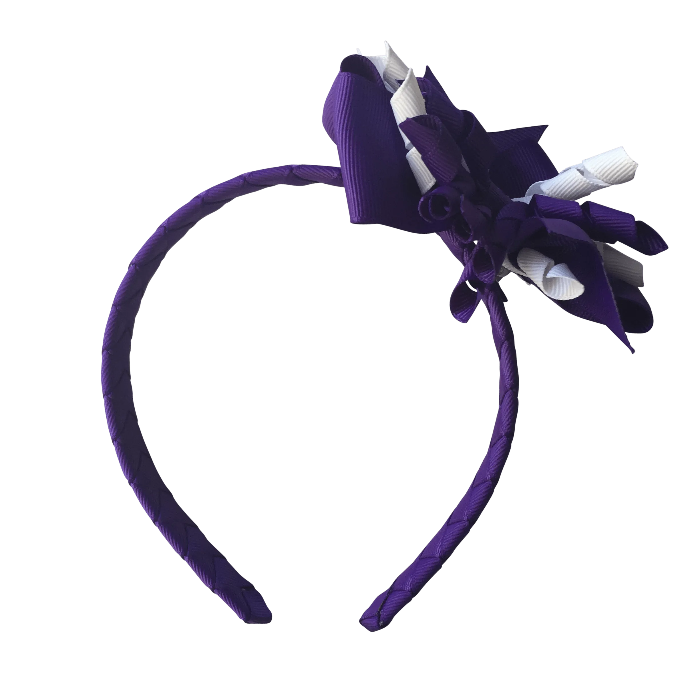 Purple & White Hair Accessories