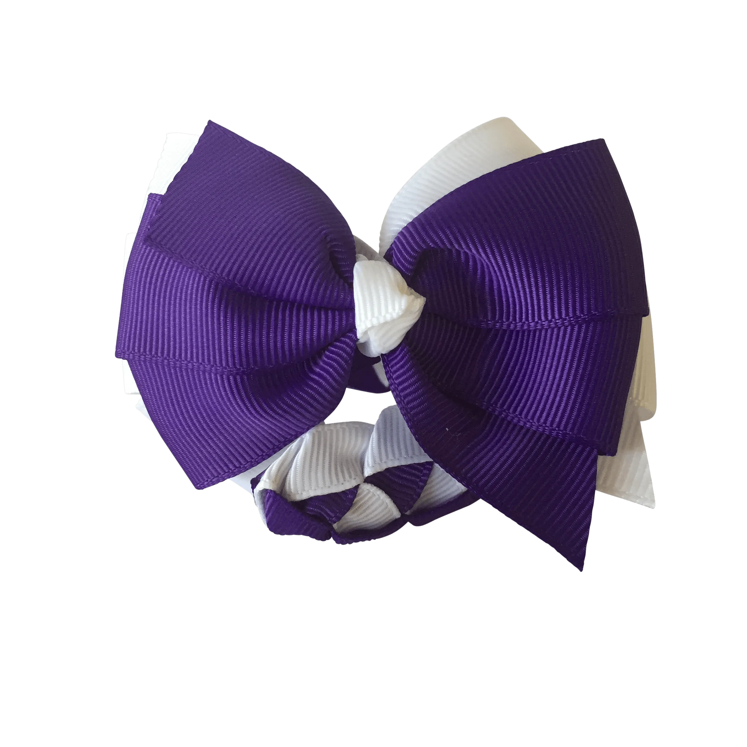 Purple & White Hair Accessories