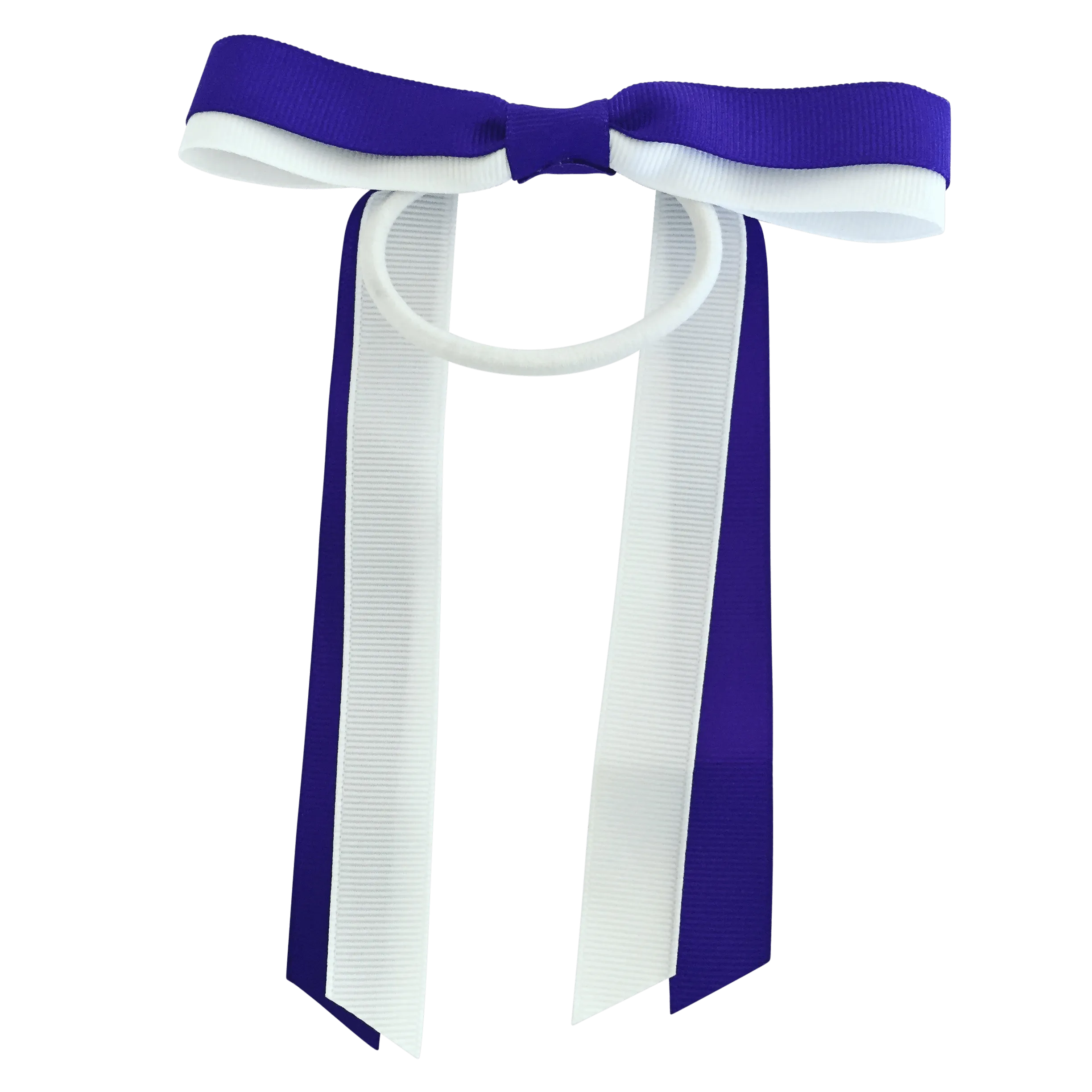 Purple & White Hair Accessories