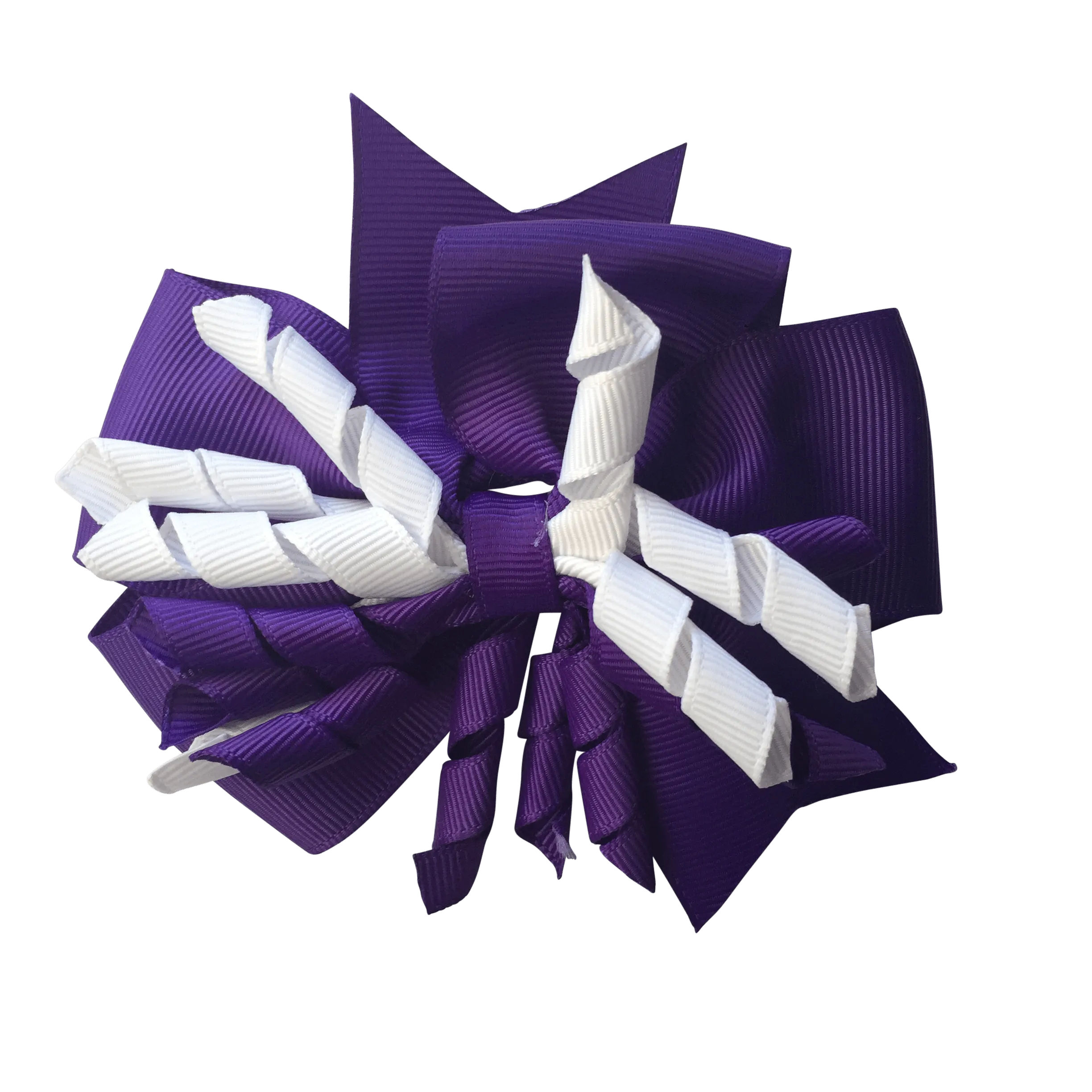 Purple & White Hair Accessories