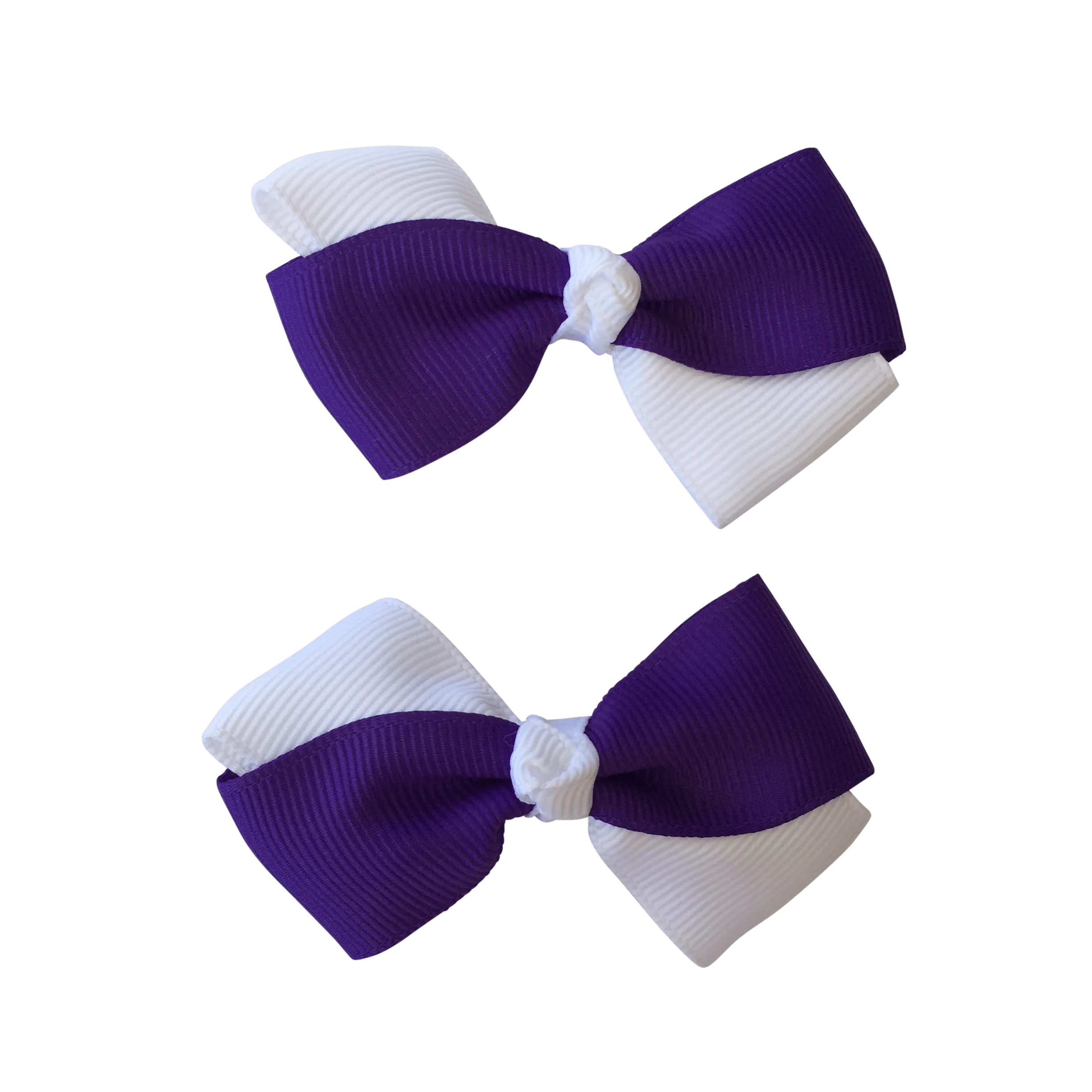 Purple & White Hair Accessories