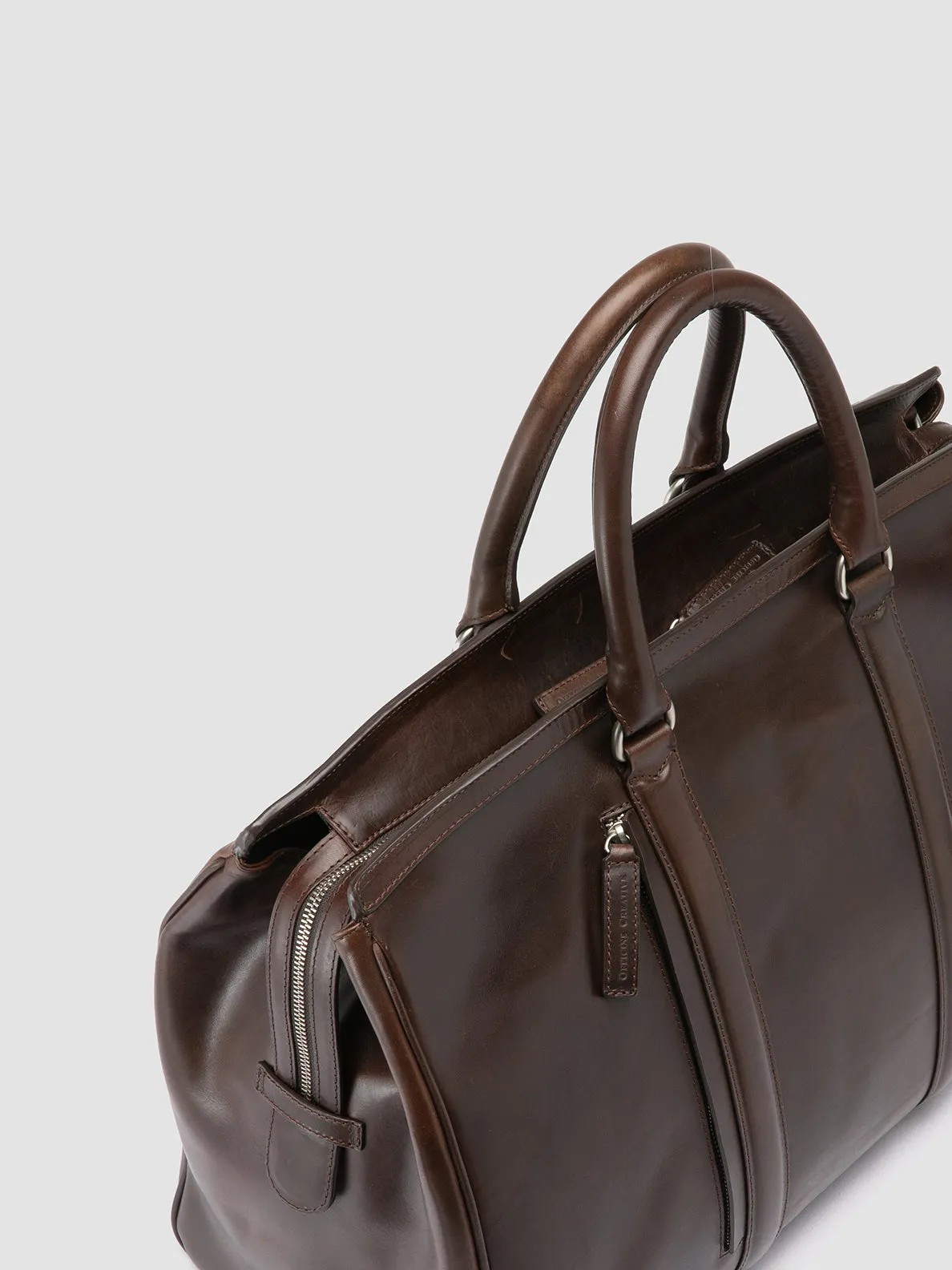 QUENTIN 009 - Brown Leather Bag