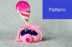Raccoon Goody Bag Crochet Pattern