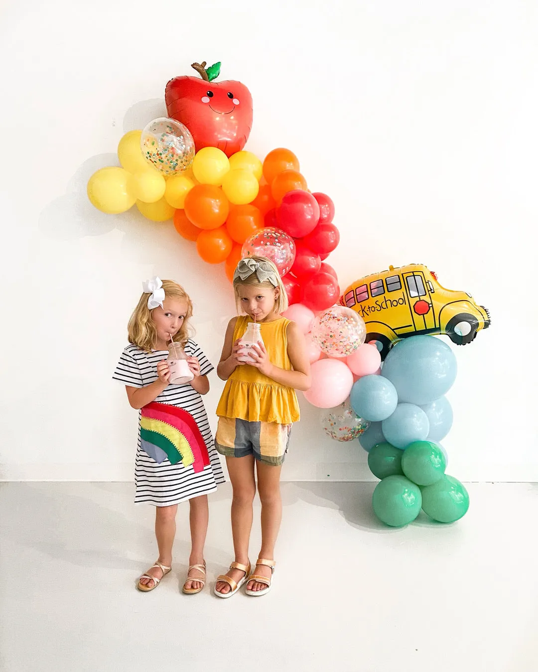Rainbow Balloon Garland Kit