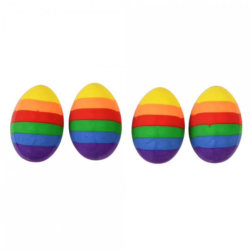 Rainbow Egg Eraser