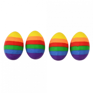 Rainbow Egg Eraser