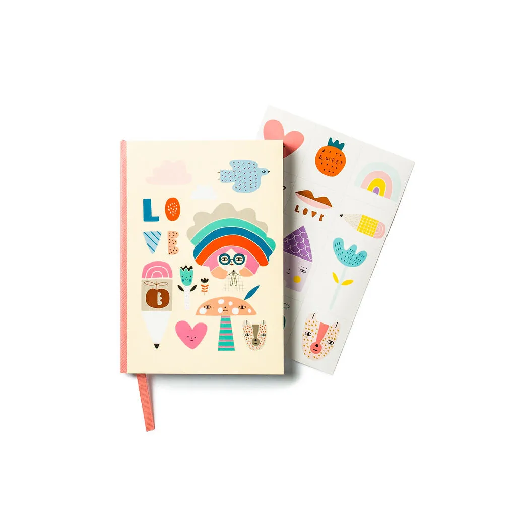 Rainbow Girl - Softcover Notebook